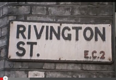 Rivington St sign