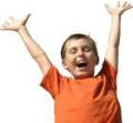 Happy student